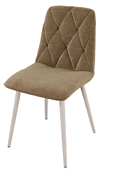 Стул DC-2103 (каркас белый тк Велюр латте(AL))